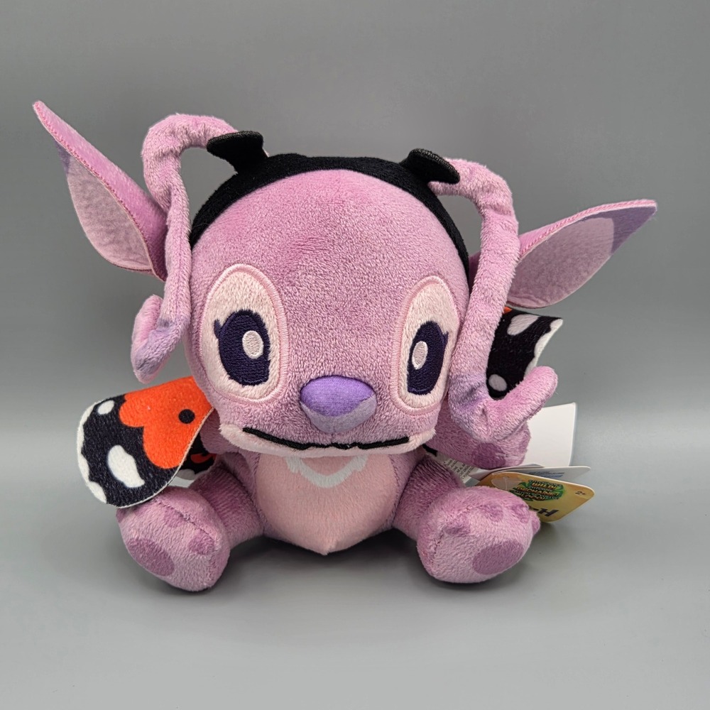 Disney Angel Stitch Wild Life Butterfly Plush Experiment 624 Purple Just Play